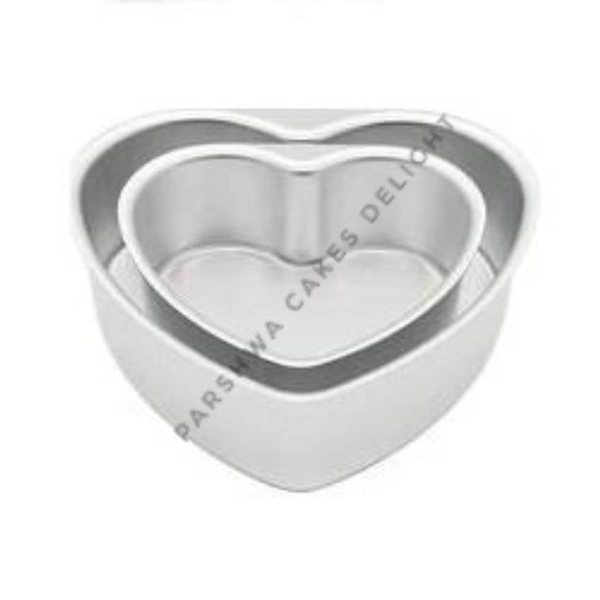 HEART TIN SET - 6-7-8 Inches, 3 Pcs Pack